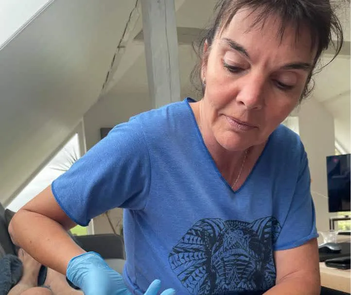 Sygeplejerske Malene Larsen, Jysk Sygepleje Service