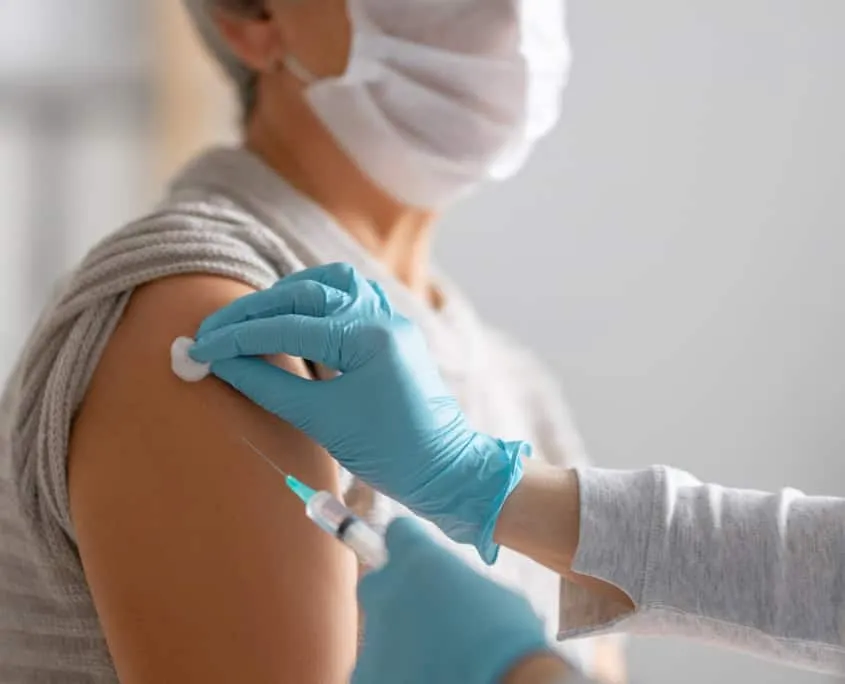 Tryg vaccination i eget hjem